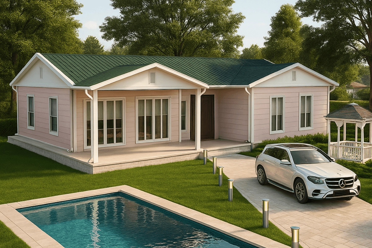 123 m2 Prefabrik Ev