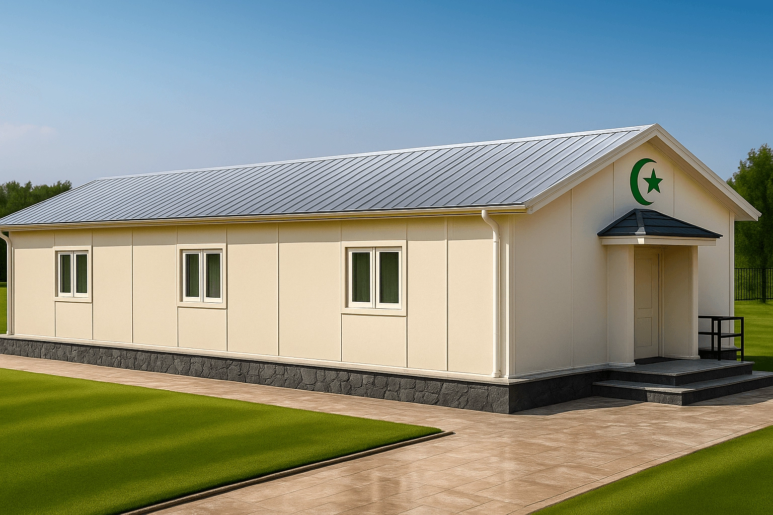 125 m2 Prefabrik Mescid